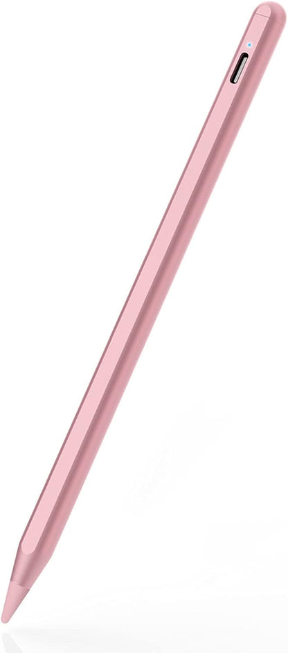 2nd Gen Pencil for iPad 2018-2024, 0.5H Fast Charging, Tilt Sensitivity Palm Rejection Stylus Pen (for iPad Air 3/4/5, iPad Mini, iPad 6/7/8/9/10, iPad Pro 11in 1/2/3/4, iPad Pro 12.9in 3/4/5/6)