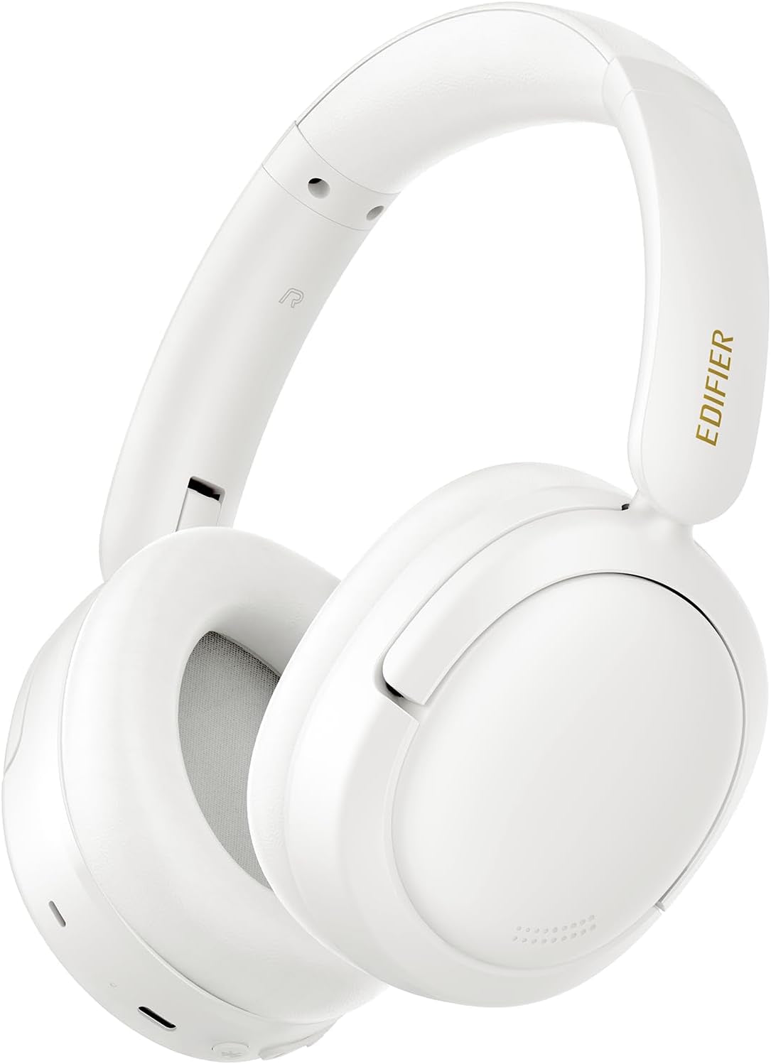 W800BT SE Wireless Over-Ear Bluetooth 5.4 Headphones - AI Call Noise Cancellation - 45H Playtime - Fast Charging - Dual Device- Game Mode - Foldable - White