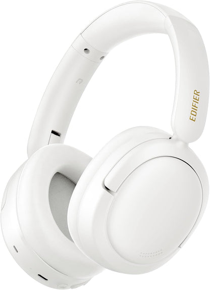 W800BT SE Wireless Over-Ear Bluetooth 5.4 Headphones - AI Call Noise Cancellation - 45H Playtime - Fast Charging - Dual Device- Game Mode - Foldable - White